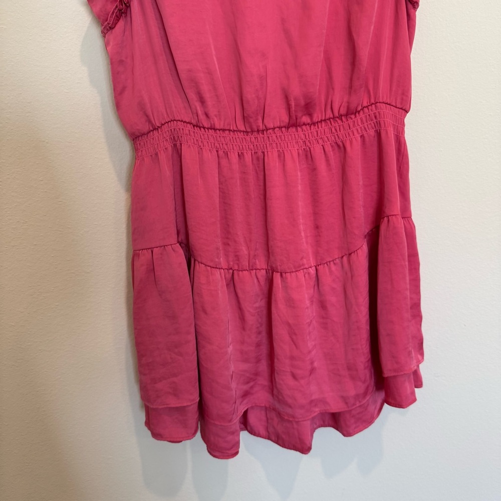 NWT Steve Madden Pink Ruffled Dress - Picture 4 of 11